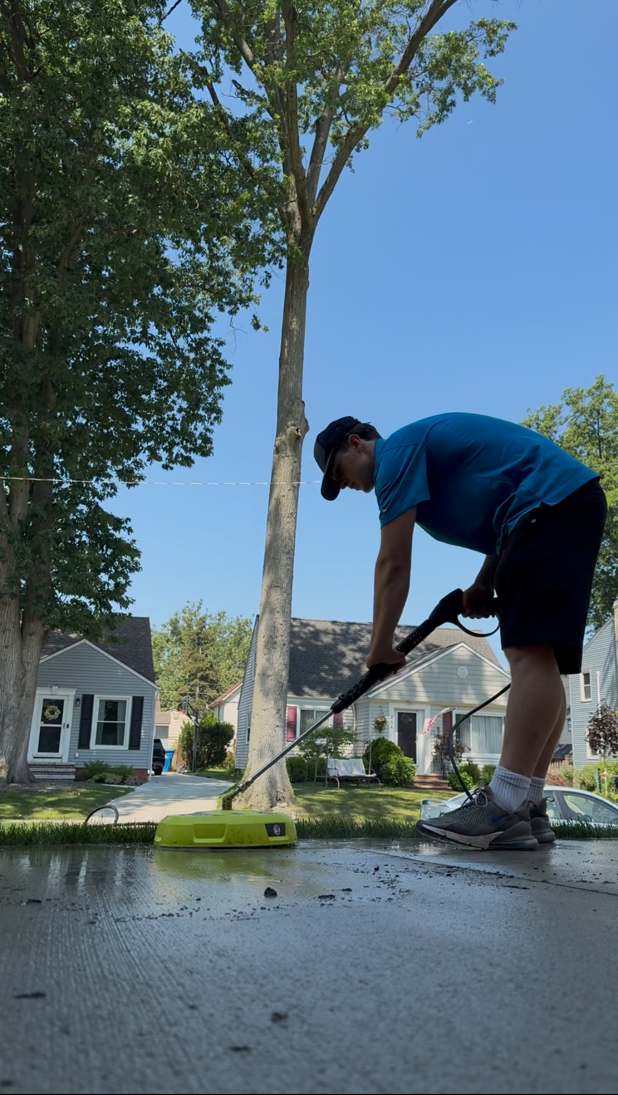 Exterior window washing